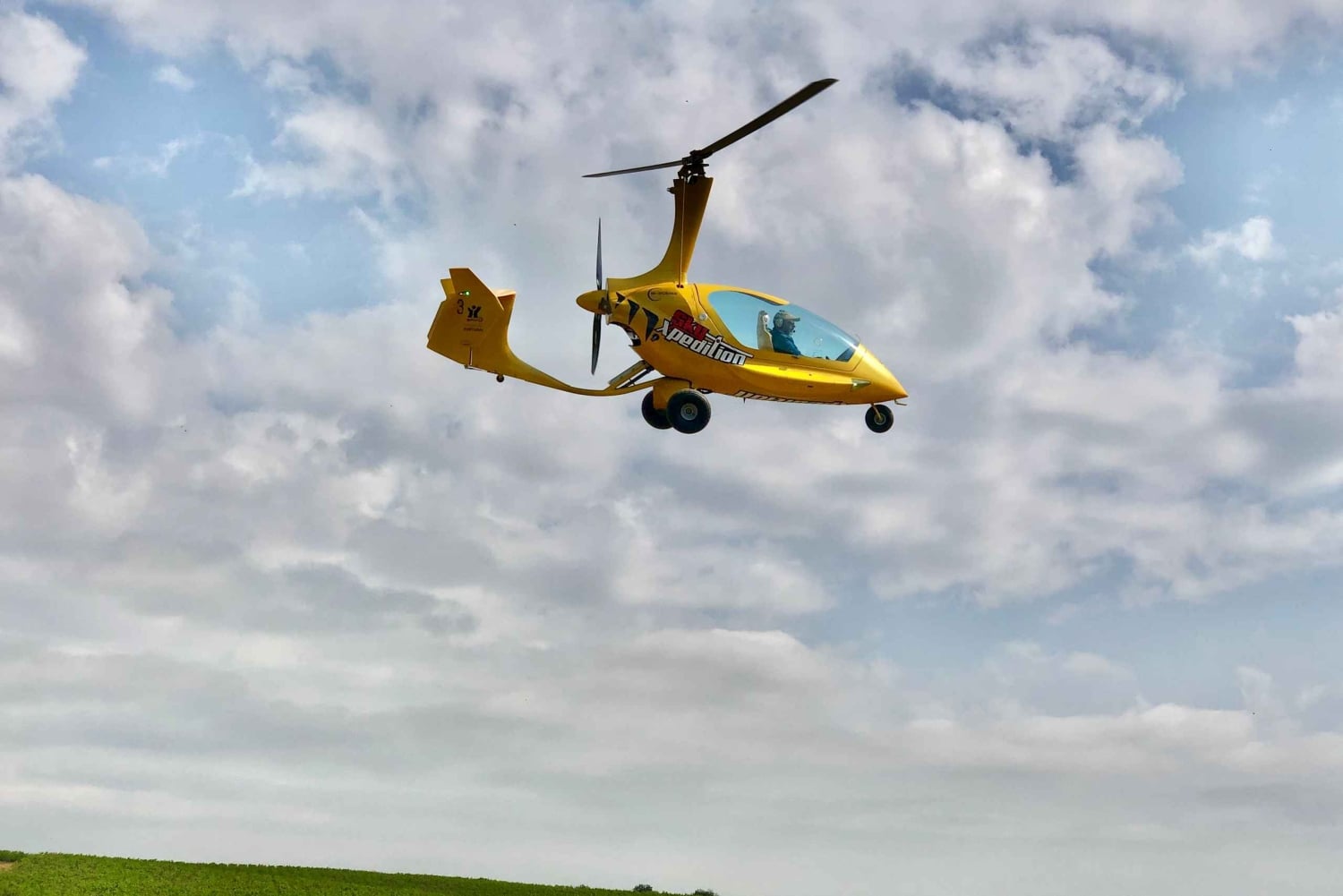 De Monte Gordo: vol panoramique privé en gyrocoptère en Algarve