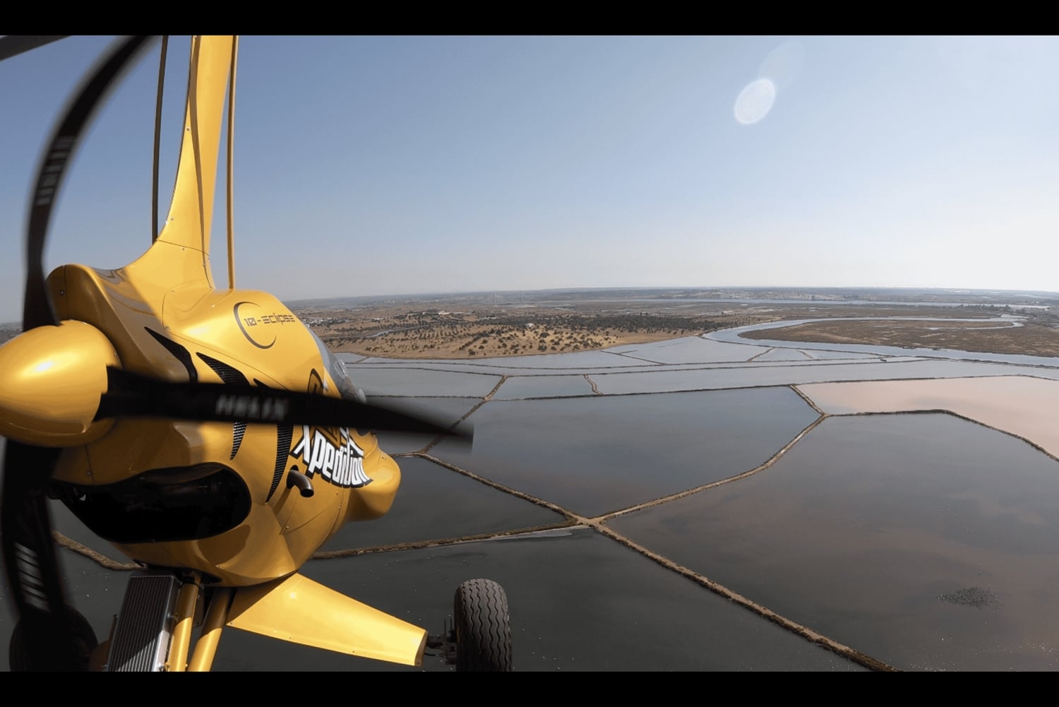 De Monte Gordo: vol panoramique privé en gyrocoptère en Algarve