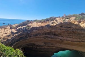 From Olhão: 7 Valleys Hiking, Benagil Cave, Snorkeling Tour