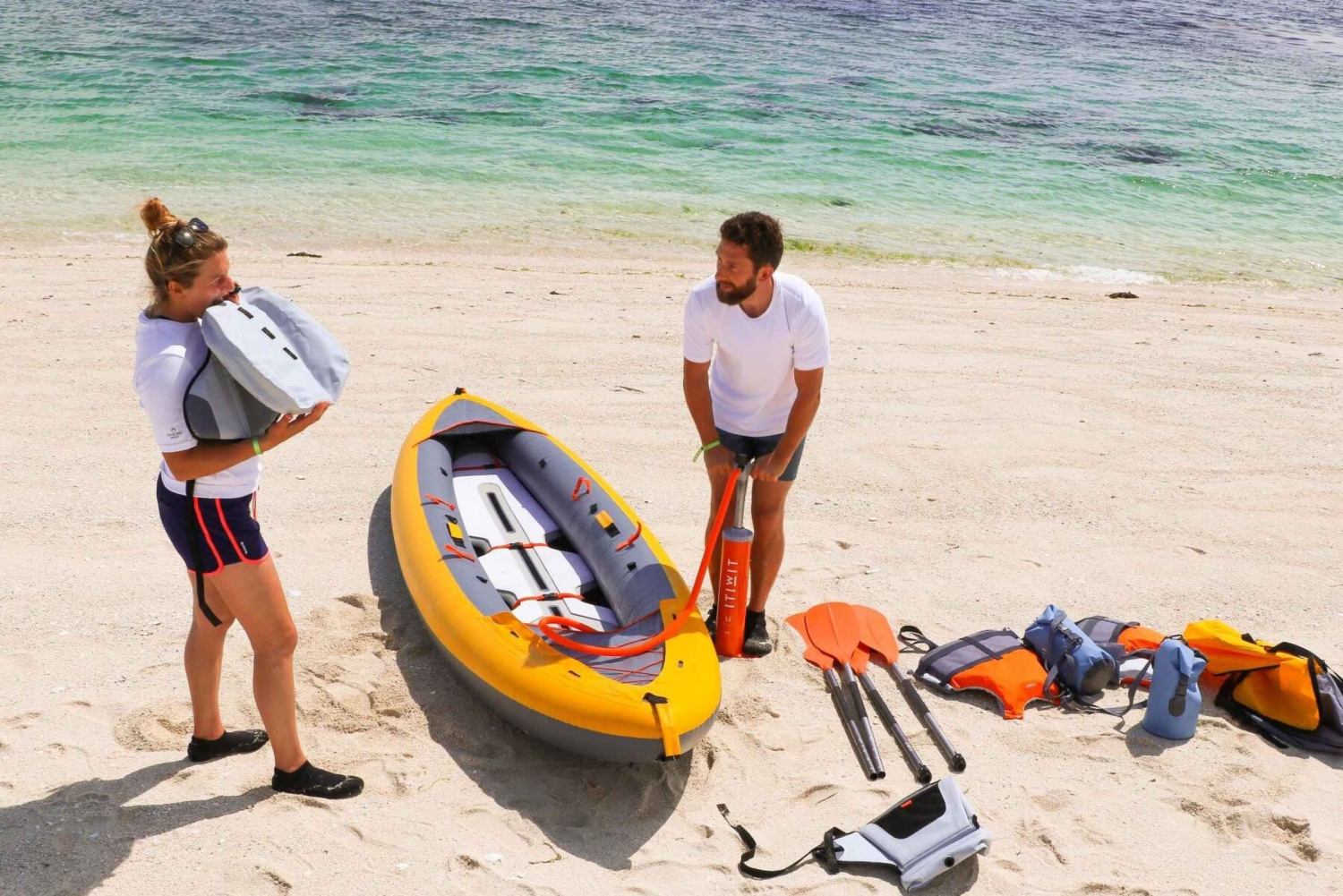 Kayak Rental With Backpack