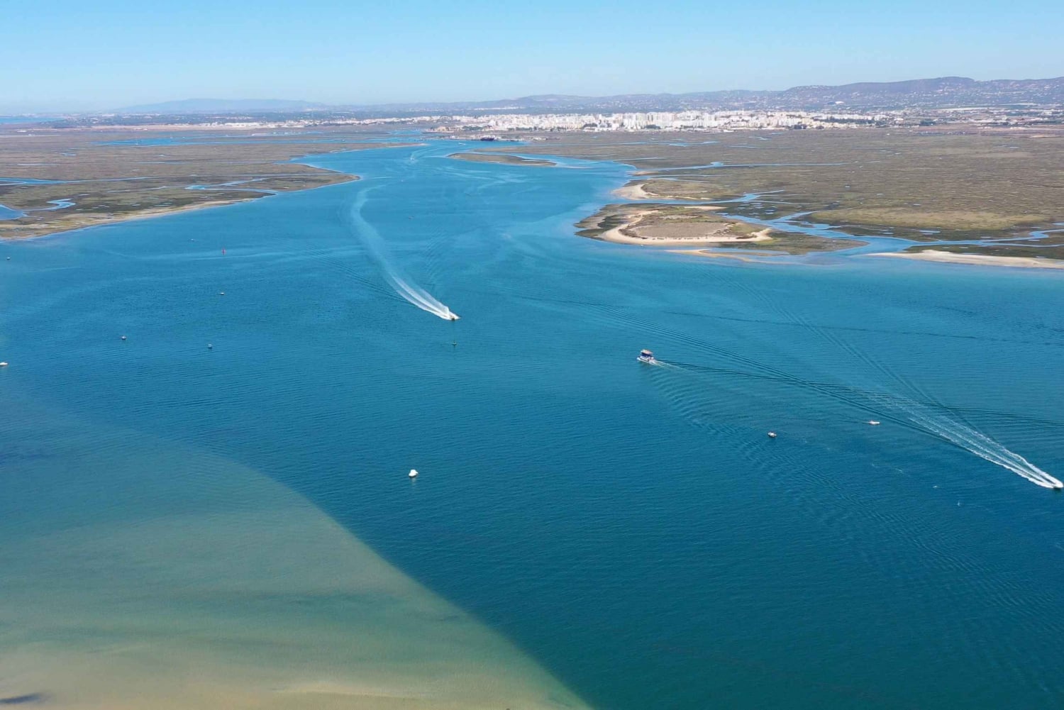 From Olhão: Ria Formosa 3-Island Full-Day Tour with Sunset