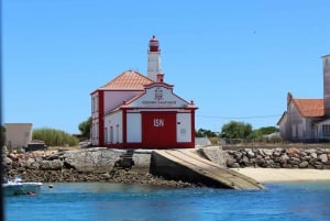 Z Olhão: Wycieczka całodniowa na 3 wyspy Ria Formosa