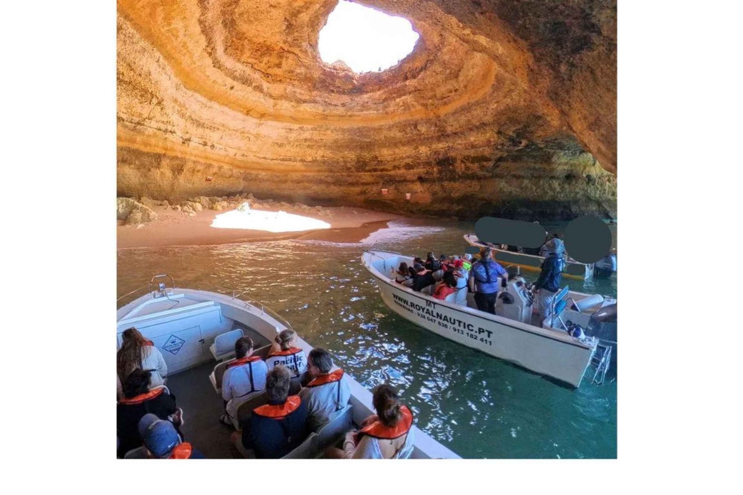 Från Portimão: Algar de Benagil och båttur i havsgrottor