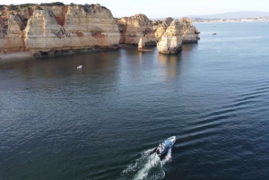 From Portimão: Benagil and Marinha Private Boat Trip