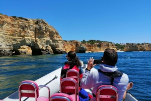 Fra Portimão: Benagil-hulerne og Marinha-stranden bådtur