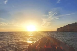 From Portimão: Benagil Sea Caves Boat Tour at Sunrise