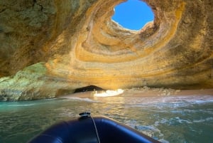 From Portimão: Benagil Sea Caves Boat Tour at Sunrise