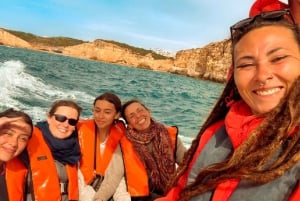 From Portimão: Benagil Sea Caves Boat Tour at Sunrise