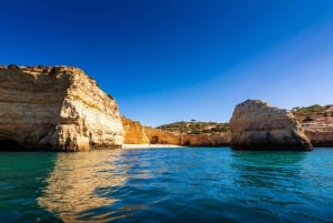 From Portimão: Benagil Sea Caves Boat Tour at Sunrise