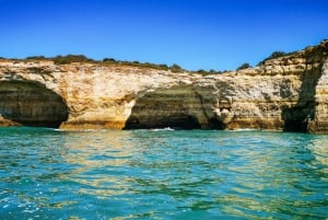 From Portimão: Benagil Sea Caves Boat Tour at Sunrise