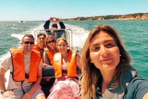 From Portimão: Benagil Sea Caves Boat Tour at Sunrise