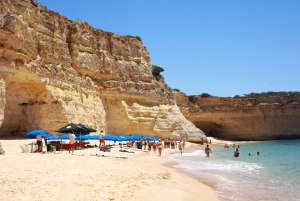 From Portimão: Catamaran Cruise to Benagil Caves with BBQ