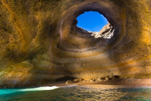 From Portimão: Catamaran Cruise to Benagil Caves with BBQ