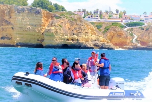 De Portimão: Passeio de barco particular à Gruta de Benagil
