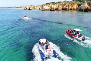 De Portimão: Passeio de barco particular à Gruta de Benagil