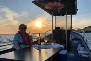 From Portimão: Sunset Boat Trip with Wine