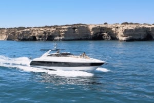 Von Quarteira: Luxusyachtcharter Algarve-Küste & Benagil