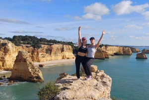 Från Tavira: Vandring i 7 dalar, Benagil-grottan och snorkling