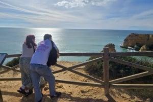 Från Tavira: Vandring i 7 dalar, Benagil-grottan och snorkling