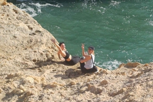 Från Tavira: Vandring i 7 dalar, Benagil-grottan och snorkling