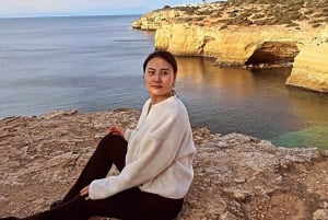 Från Tavira: Vandring i 7 dalar, Benagil-grottan och snorkling
