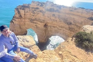 Från Tavira: Vandring i 7 dalar, Benagil-grottan och snorkling