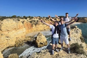 Från Tavira: Vandring i 7 dalar, Benagil-grottan och snorkling