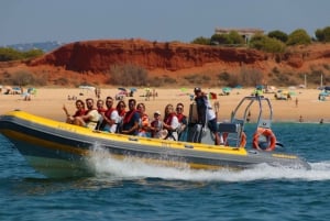 De Vilamoura: Passeio de Barco à Gruta de Benagil e Golfinhos