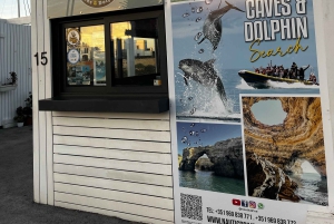 Depuis Vilamoura : Circuit de 2,5 heures dans la grotte de Benagil et visite en bateau des dauphins