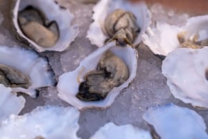 ヴィラモウラ発：牡蠣と泡のセーリング体験