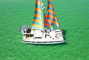 Fuzeta: zeiltocht naar de blauwe lagune van Ria Formosa met snorkelen