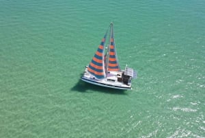 Fuzeta: zeiltocht naar de blauwe lagune van Ria Formosa met snorkelen