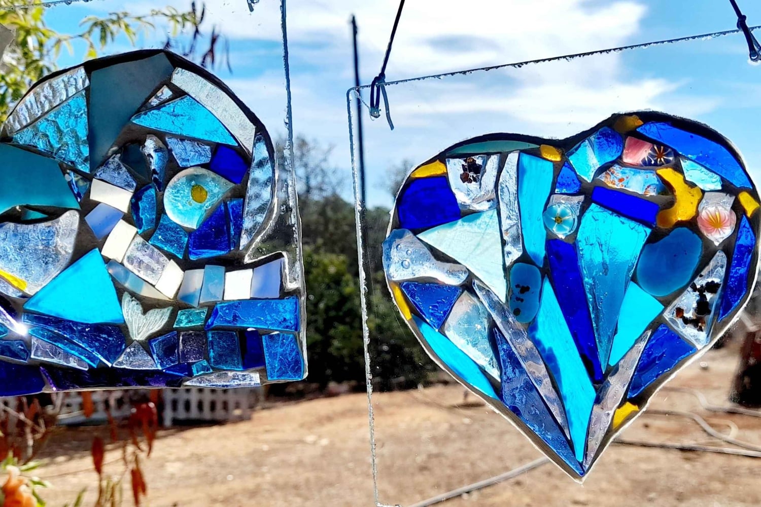 Glass on Glass Mosaic craft workshop near lagos