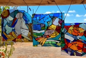 Glass on Glass Mosaic craft workshop near lagos