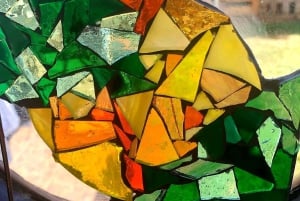 Glass on Glass Mosaic craft workshop near lagos