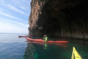 Guided sea kayaking adventures in the south western Algarve