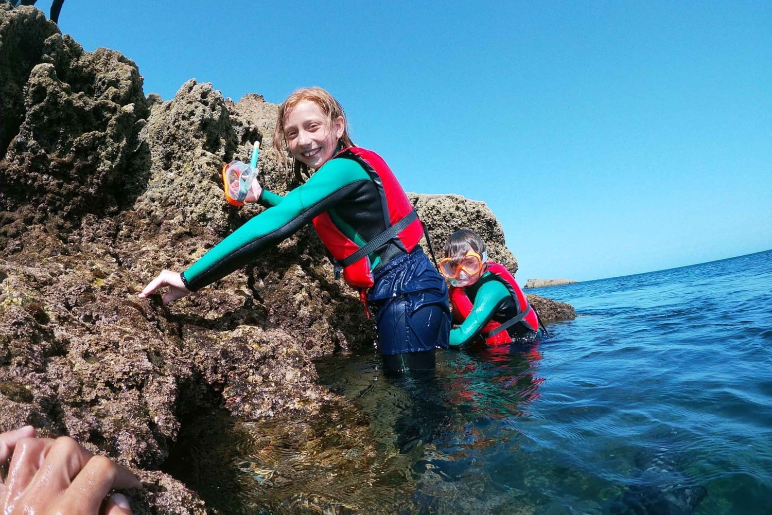 Kids Version - Coasteering med snorkling: Algarve