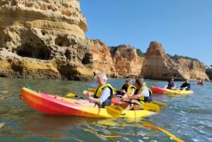Lagoa: Benagil Höhle und Marinha Strand Geführte Kajaktour