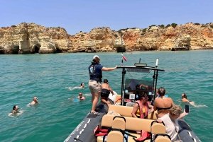 Lagoa: Delfinsafari og Benagil-tur med biologguide