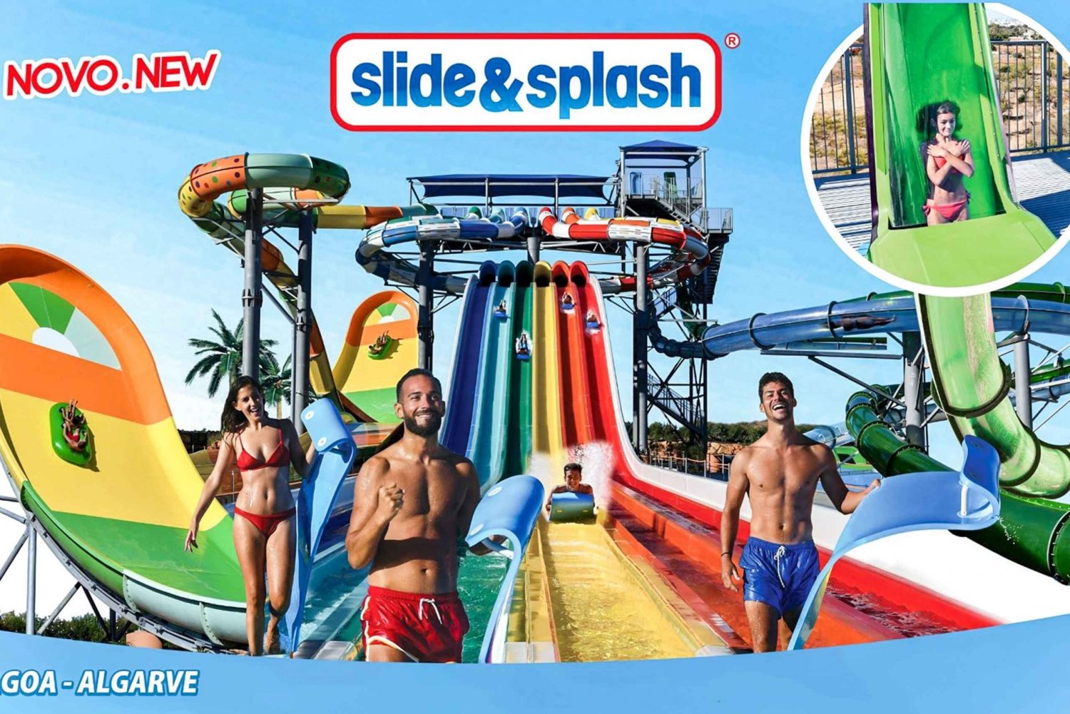 Lagoa: Ticket de entrada al Parque Acuático Slide & Splash