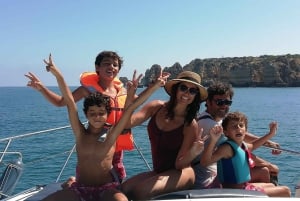 Lagos: Crucero de lujo en barco por la tarde