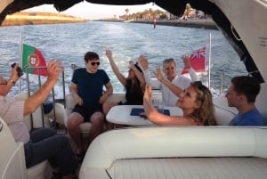 Lagos: Crucero de lujo en barco por la tarde