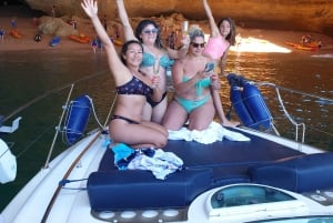 Lagos: Crucero de lujo en barco por la tarde