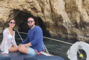 Lagos: Crucero de lujo en barco por la tarde