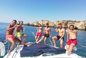 Lagos: Crucero de lujo en barco por la tarde