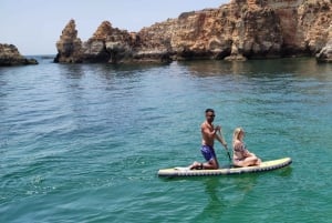 Lagos: Crucero de lujo en barco por la tarde