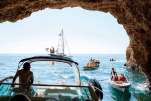 Lagos: Crucero de lujo en barco por la tarde