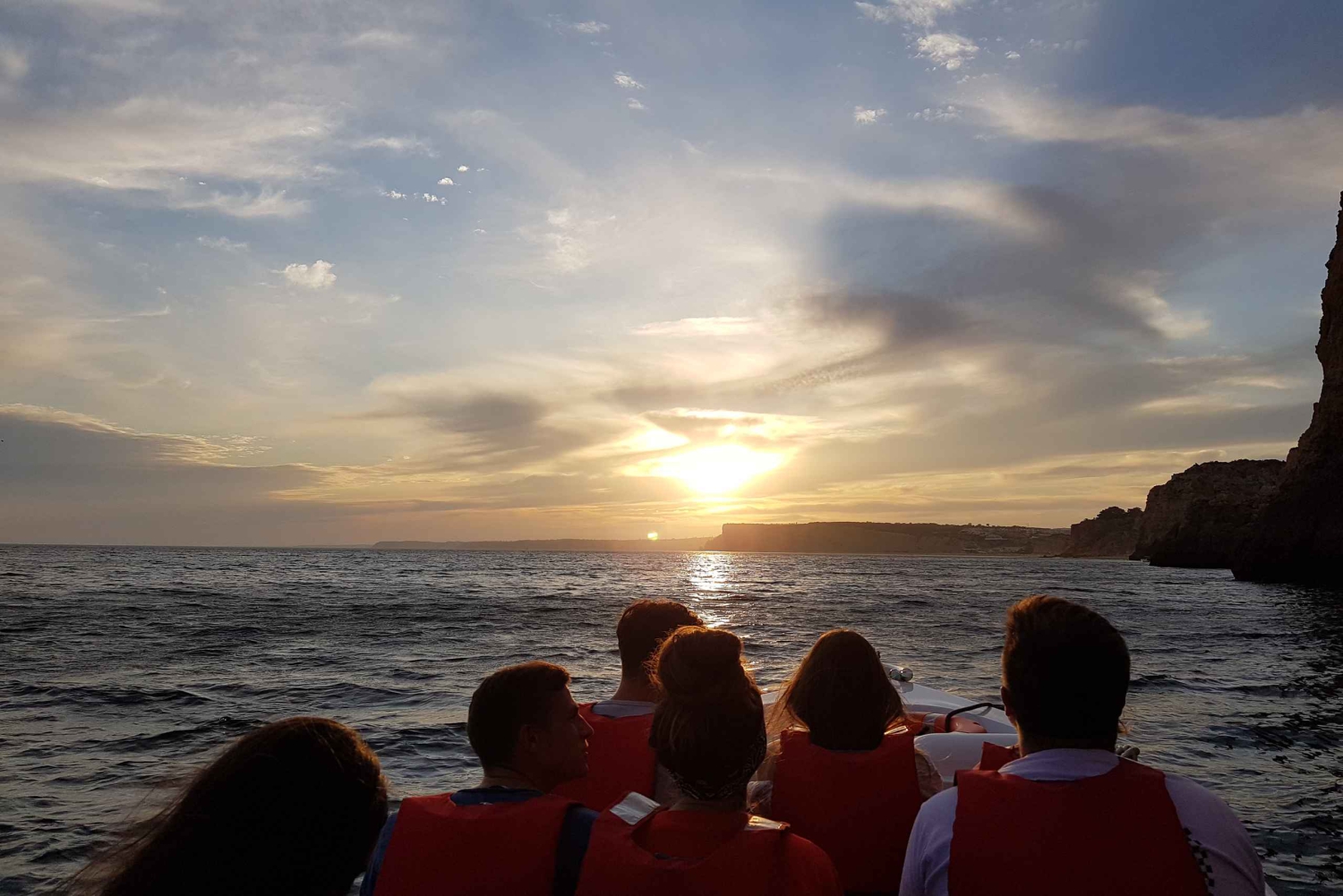Lagos: Guided Ponta da Piedade Sunset Boat Tour