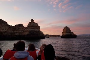 Lagos: Guided Ponta da Piedade Sunset Boat Tour