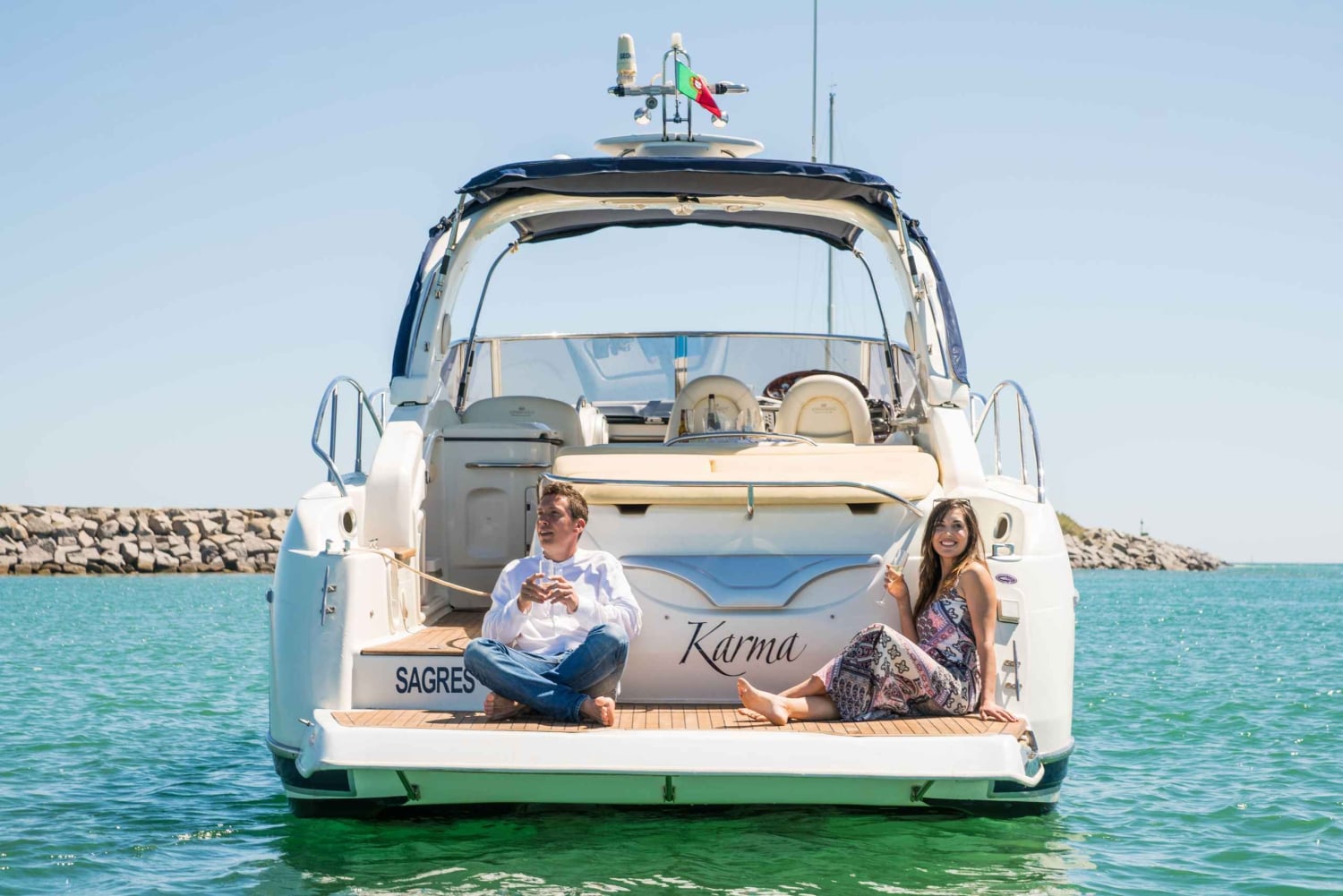 Lagos: Luksusyachtcharter med drinks og tapas